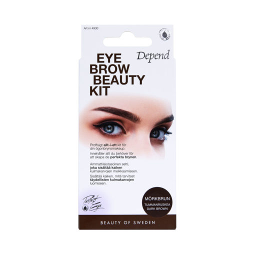 4930 Eyebrow Beauty Kit Morkbrun
