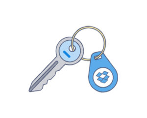 dropbox key