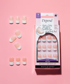 80023 Losnaglar Salon Gel Rosa kort Square reklambild