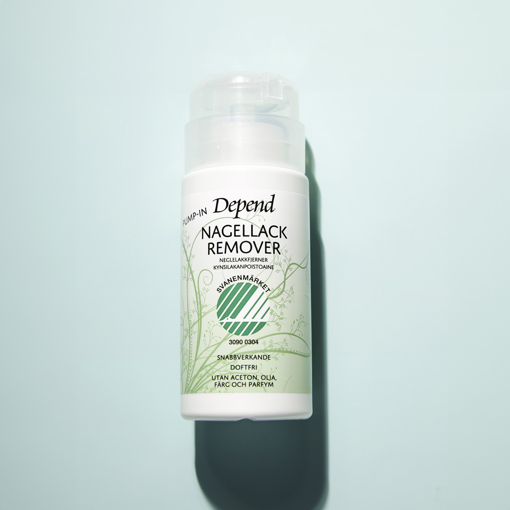 Svanen remover pump in miljomarkt nageltillbehor