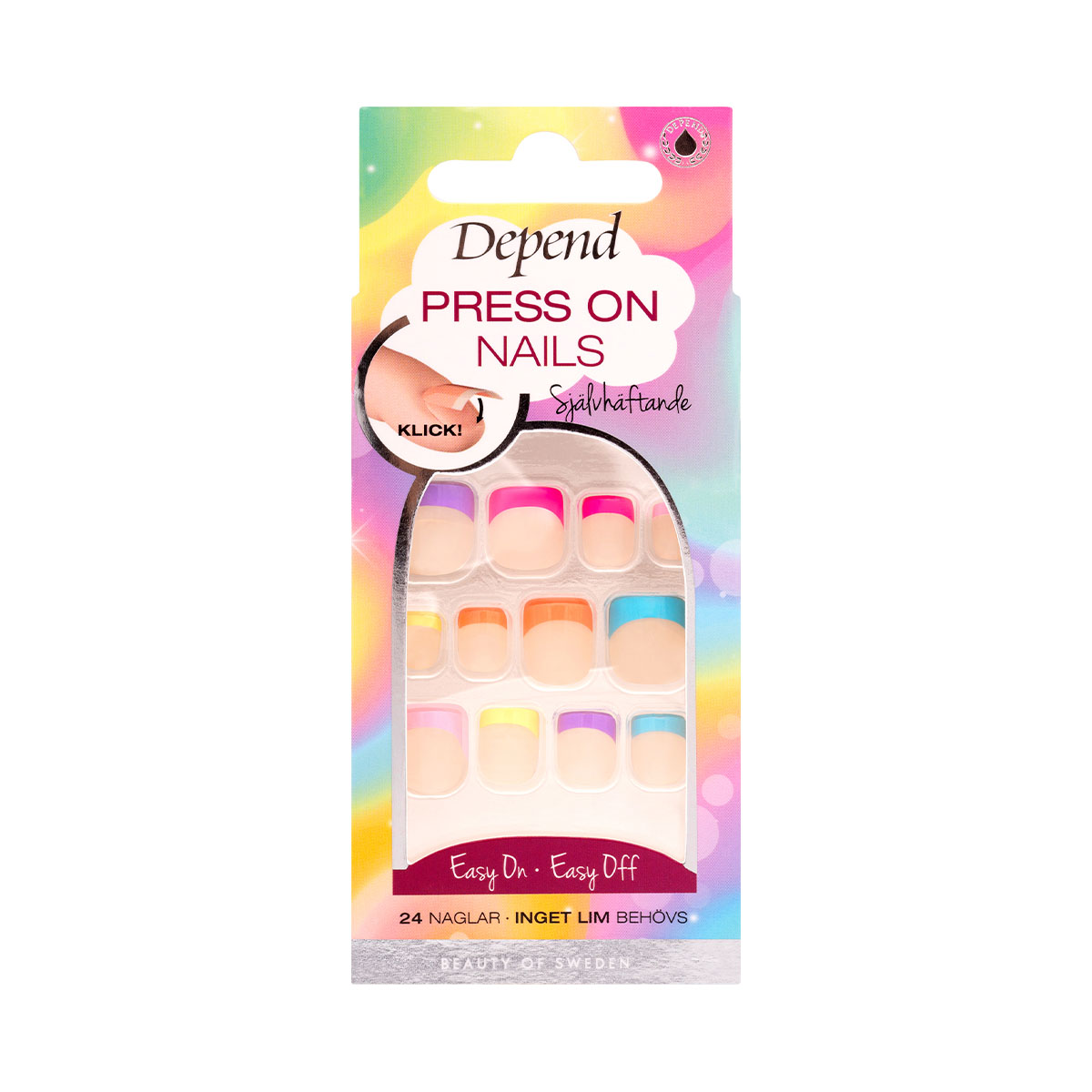 80396 Press on Nails Barnnaglar ny