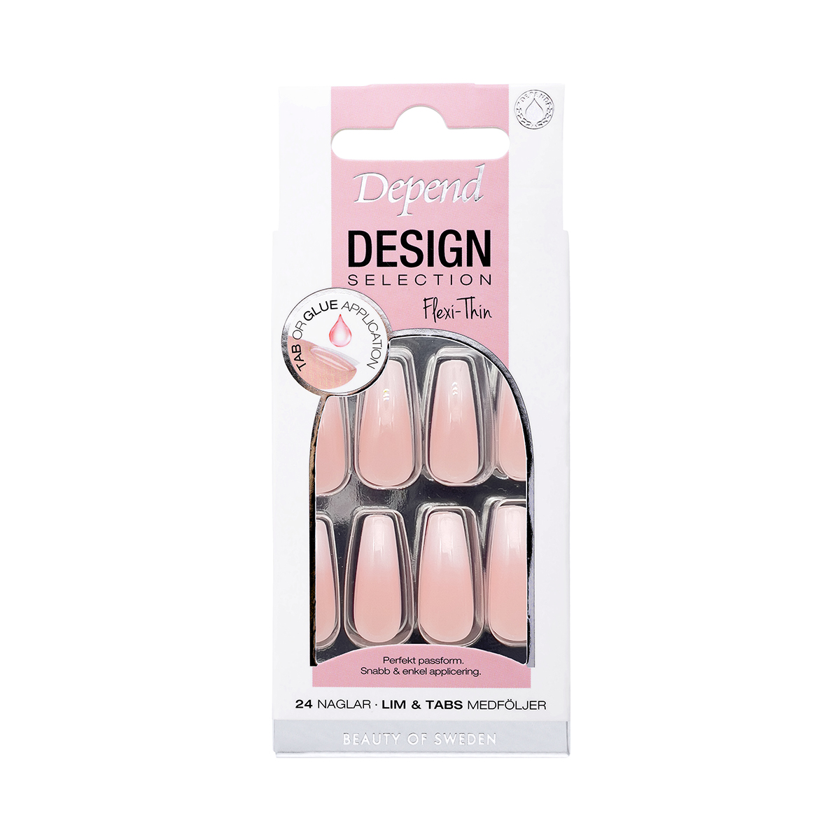 80219 Losnaglar Design Selection French Ombre Coffin