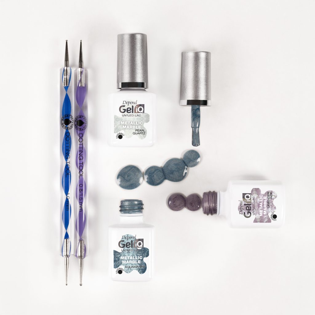 Gel iQ Effects Metallic Marble SS26 1200x1200px