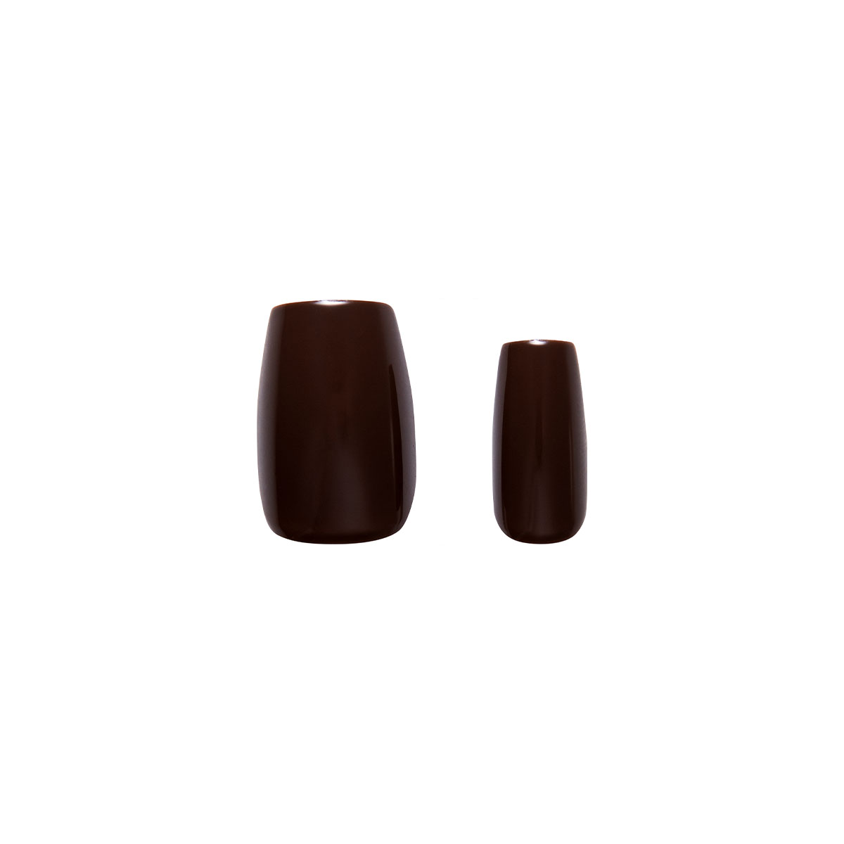 80241 Losnaglar Design Selection Warm Mocca Short Coffin detaljbild